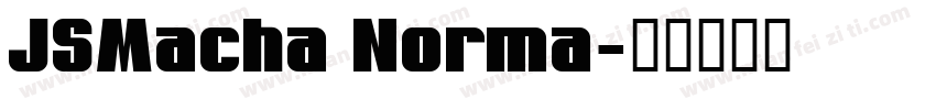 JSMacha Norma字体转换